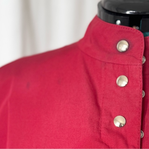 Vintage Petite Mademoiselle Red Trench Coat Made in W. Germany Nino-Flex Size S - Picture 3 of 16